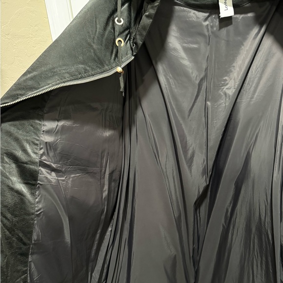 Lattelier “Midi Length Puffer Jacket” Black Size L - Picture 4 of 7